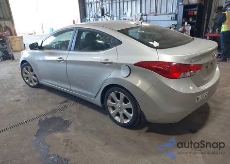 2013 Hyundai Elantra Limited z USA, uszkodzony, nr VIN KMHDH4AE8DU634999